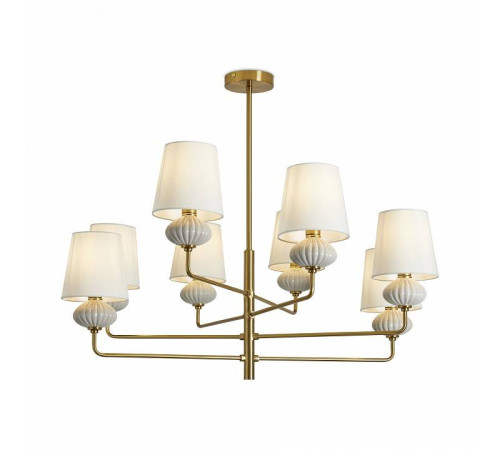 Люстра на штанге Freya Ceramics FR2029PL-08BS