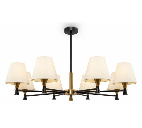 Люстра на штанге Freya Perfetto FR5098PL-08BBS