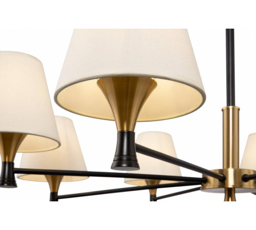 Люстра на штанге Freya Perfetto FR5098PL-08BBS