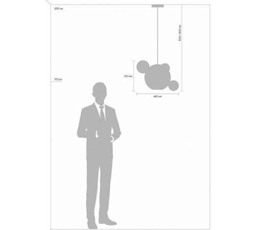 Подвесной светильник Freya Amoris FR5128PL-L10BS