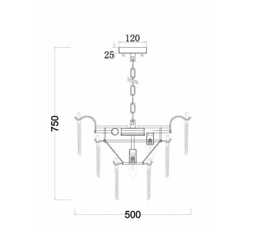 Подвесная люстра Freya Hloya FR5143PL-07G