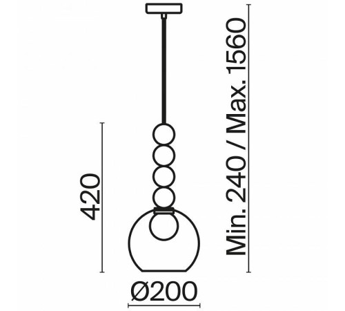 Подвесной светильник Freya Focus FR5220PL-01G6