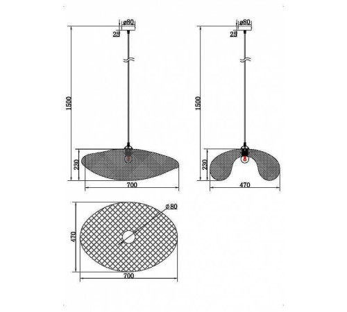 Подвесной светильник Freya Wavy FR5243PL-01BR9