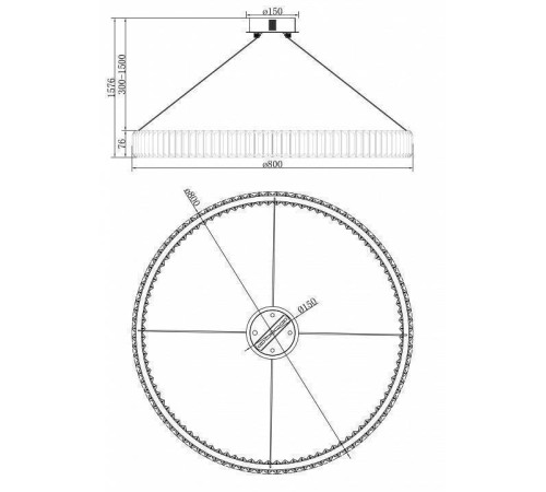 Подвесной светильник Freya Tier FR5257PL-L32CH