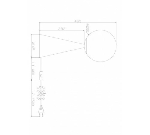 Настольная лампа декоративная Freya Glow FR5289TL-01BS