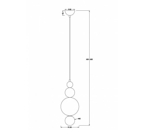 Подвесной светильник Freya Pearl FR5388PL-01CH