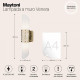 Настенный светильник Maytoni Venera 2xE14 никель H260-02-N