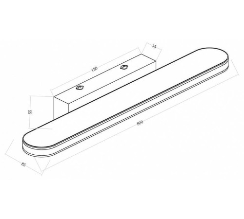 Подсветка для зеркала Maytoni Epic MIR009WL-L16CH4K