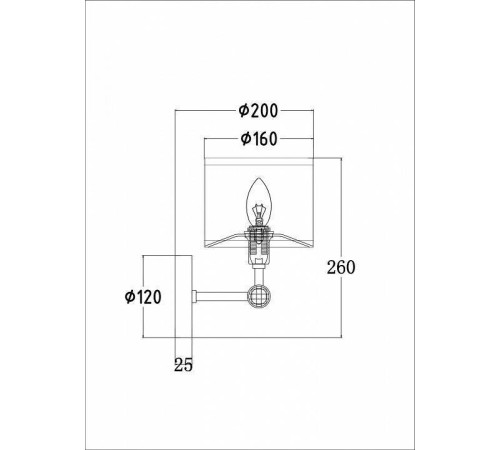 Бра Maytoni Alloro MOD088WL-01BS