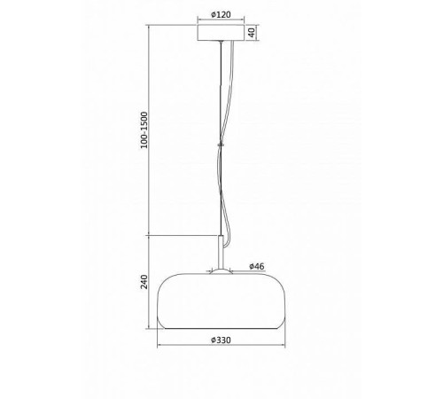 Подвесной светильник Maytoni Madmen 6 Вт MOD127PL-L6BR