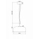 Подвесной светильник Maytoni Madmen 6 Вт MOD127PL-L6BR