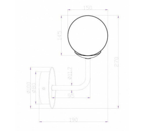 Бра Maytoni Erich MOD221-WL-01-G