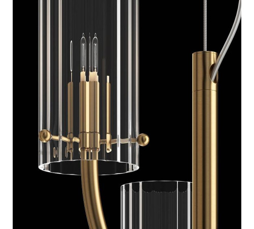 Подвесная люстра Maytoni Arco 3 лампы MOD223PL-03BS