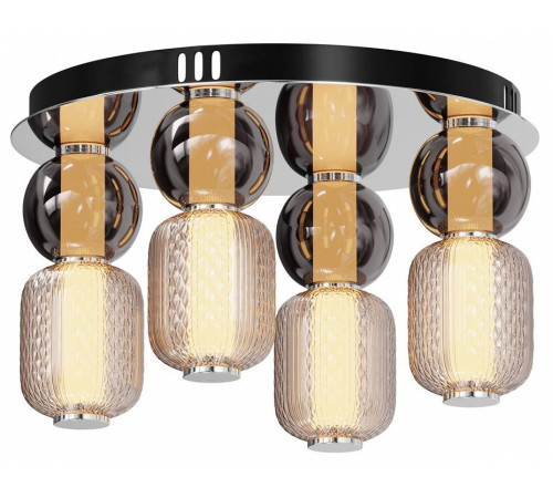 Подвесная люстра Maytoni Drop LED 60 Вт 3000K Хром MOD273CL-L60CH3K