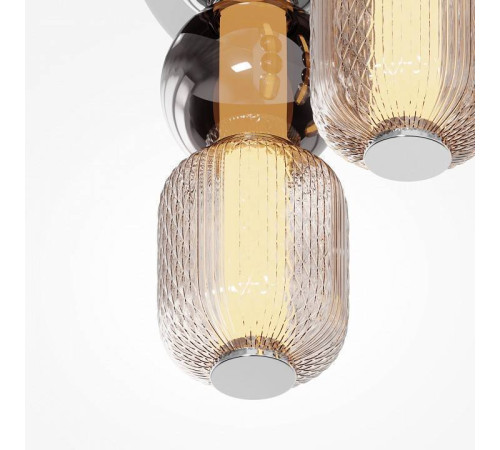 Подвесная люстра Maytoni Drop LED 60 Вт 3000K Хром MOD273CL-L60CH3K