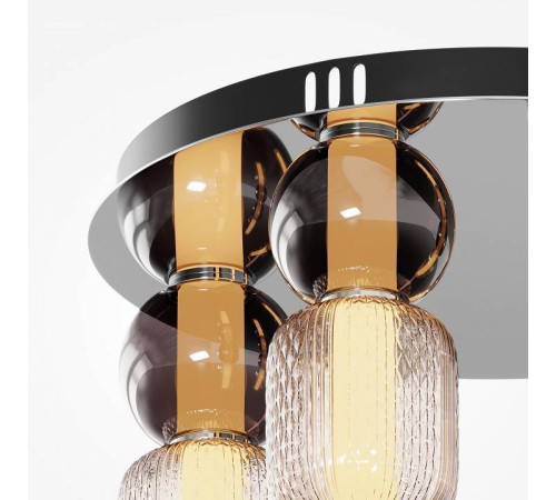 Подвесная люстра Maytoni Drop LED 60 Вт 3000K Хром MOD273CL-L60CH3K