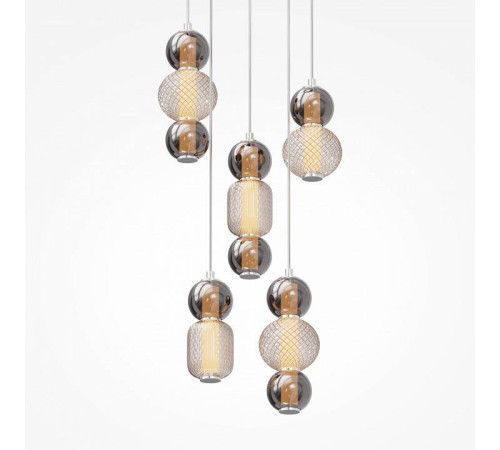Подвесная люстра Maytoni Drop MOD273PL-L80CH3K