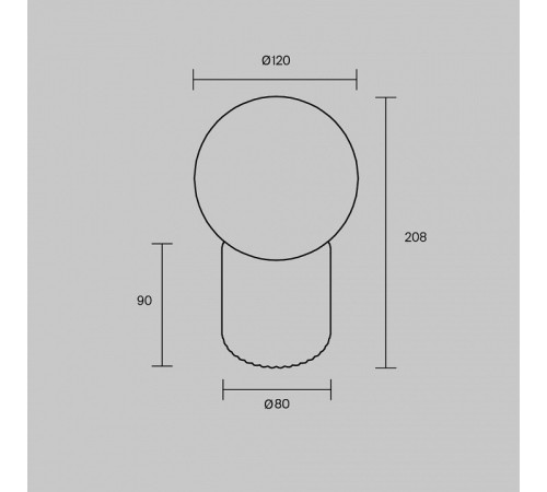 Настольная лампа декоративная Maytoni Omaggio MOD404RL-L3BG3K