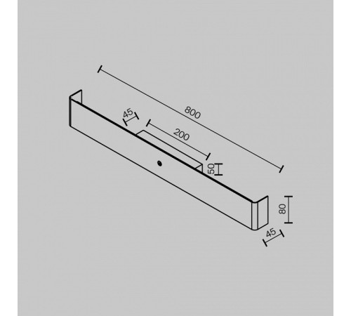 Накладной светильник Maytoni Bracket MOD492WL-L16BK