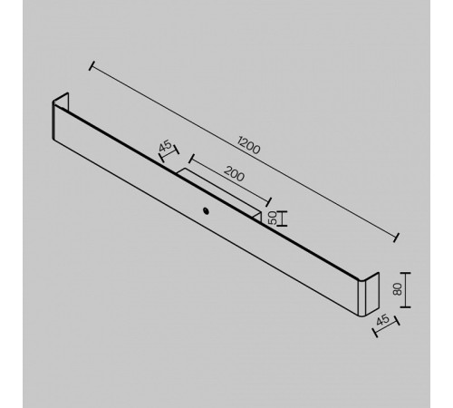 Накладной светильник Maytoni Bracket MOD492WL-L20BK