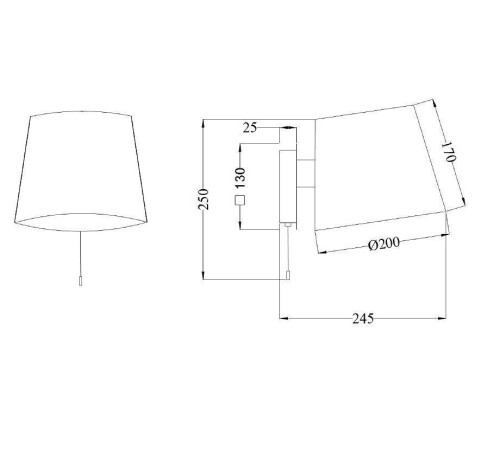 Бра Maytoni Bergamo MOD613WL-01W