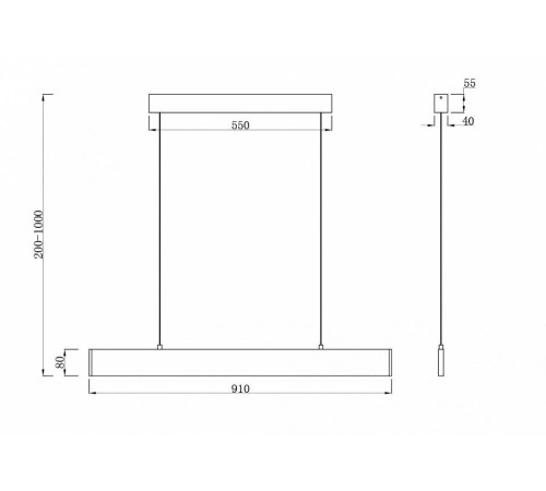 Подвесной светильник Maytoni Step P010PL-L23G3K