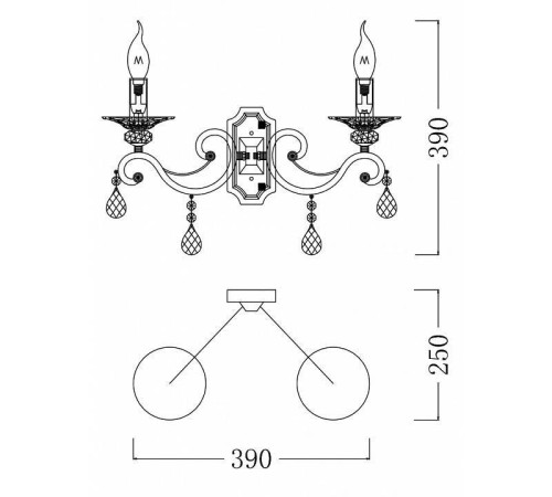 Бра Maytoni Grace RC247-WL-02-R