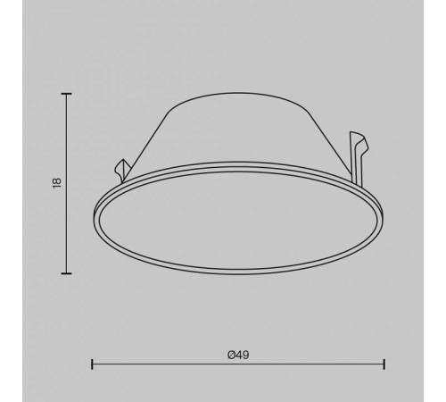 Кольцо декоративное Maytoni Wise Ring057-7-CH