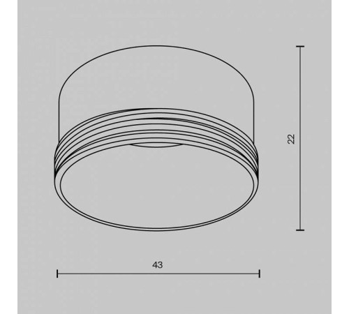 Кольцо декоративное Maytoni Focus LED RingS-5-W