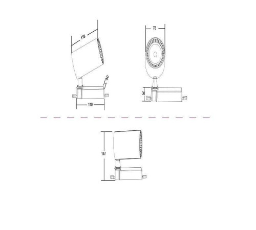 Трековый светильник Maytoni Vuoro 12 Вт 3000K TR003-1-12W3K-W