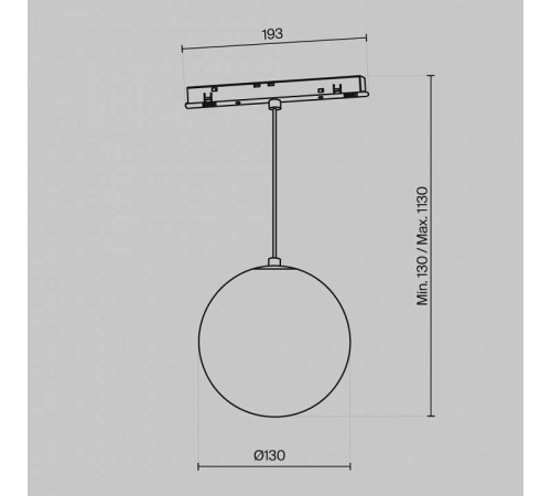 Светильник на штанге Maytoni Luna TR039-4-5WTW-DD-B