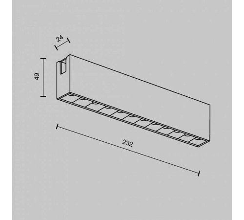 Накладной светильник Maytoni Points TR150-1-12W3K-M-B