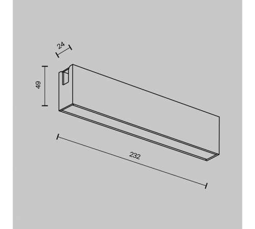 Накладной светильник Maytoni Basis TR151-1-12W3K-PT
