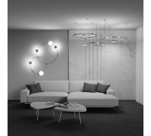 Накладной светильник Maytoni Plato TR152-1-7W4K-PT