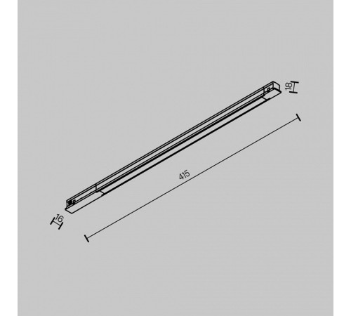 Накладной светильник Maytoni Technical Basis TR231-2-10W3K-B