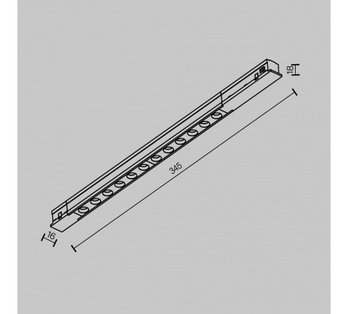 Накладной светильник Maytoni Technical Points TR232-2-10W3K-B