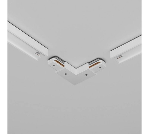 Соединитель угловой L-образный для треков Maytoni Accessories for tracks Unity TRA001CLB-11W