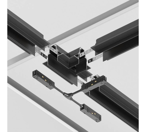 Соединитель гибкий для треков Maytoni Accessories for tracks Gravity TRA004CWT-22B