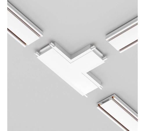 Соединитель T-образный для треков накладных Maytoni Accessories for tracks Radity TRA084CT-11W