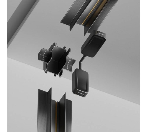 Соединитель угловой внутренний для треков встраиваемых Maytoni Accessories for tracks Radity TRA084CT-12B