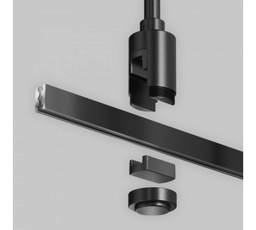 Основание на штанге Maytoni Accessories for tracks Flarity TRA158С-SL1-B