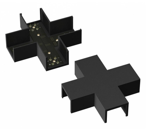 Соединитель X-образный для треков Maytoni Elasity TRA160CX-11B