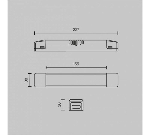 Блок питания Maytoni Power Supply Magnetic TRA160DR-150W-S
