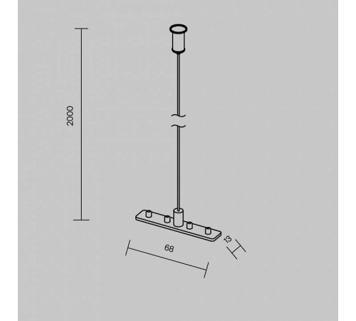 Подвес для трека Maytoni Accessories for tracks Exility TRAM034SW-2S