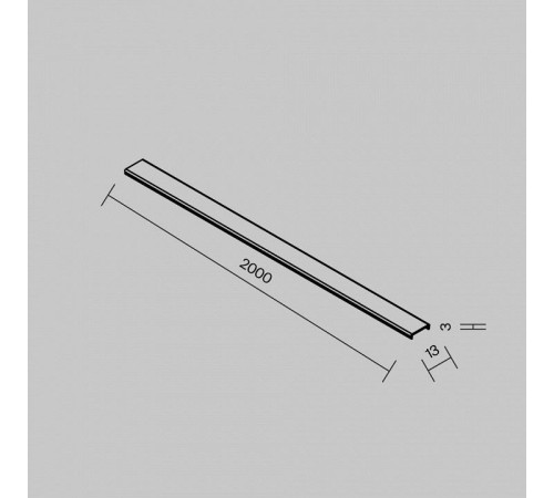 Рассеиватель Maytoni Technical Accessories for tracks Exility TRAMN034DC-2W