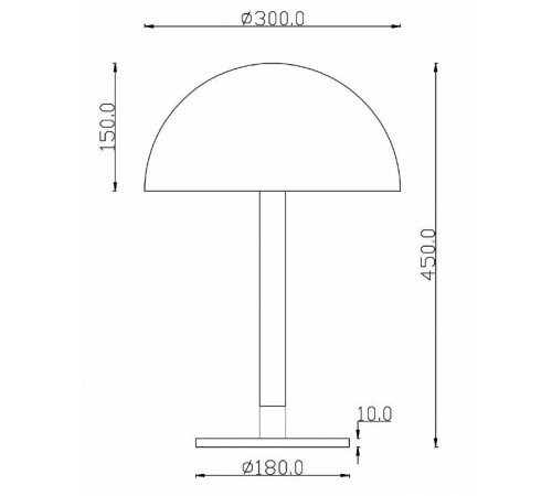 Настольная лампа декоративная Maytoni Ray Z012TL-L8B3K