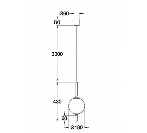 Подвесной светильник Maytoni The Sixth Sense Z020PL-L6B3K