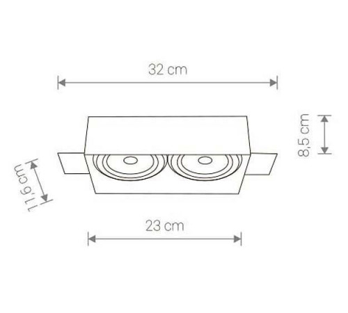 Встраиваемый светильник Nowodvorski Mod Plus 9407