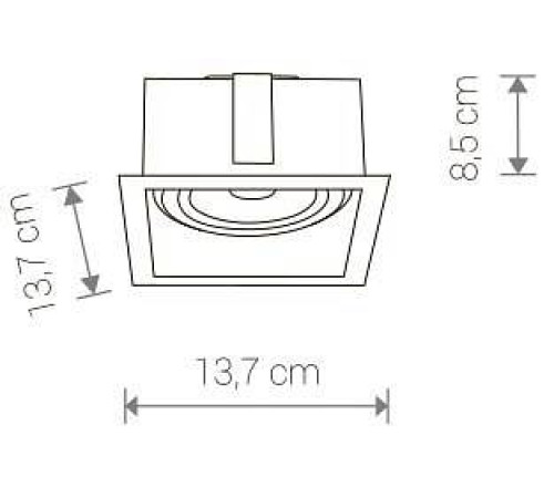 Встраиваемый светильник Nowodvorski Mod 9413