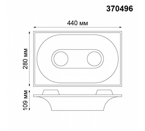 Встраиваемый светильник Novotech Cail 370496